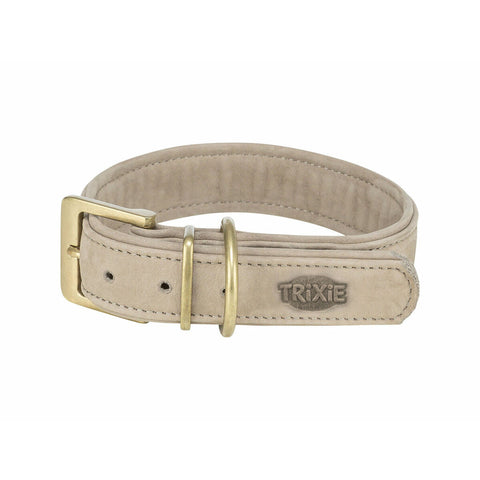 Dog collar Trixie Pure Light grey M/L 39-46 cm