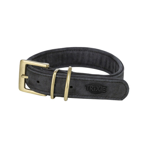 Dog collar Trixie Pure Black L 47-54 cm