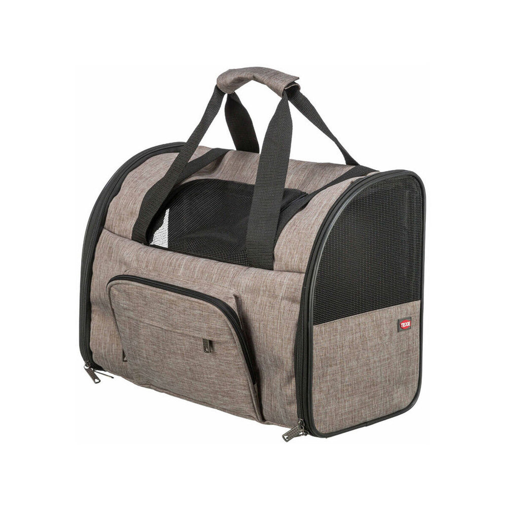 Bolso Bandolera para Mascotas Trixie Marrón Beige 41 × 30 × 21 cm