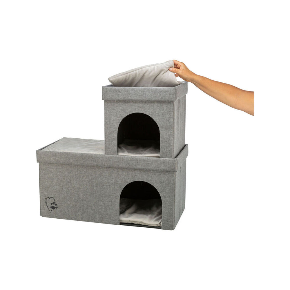 Grotta per gatto Trixie Kimy Grigio chiaro 76 x 72 x 37 cm