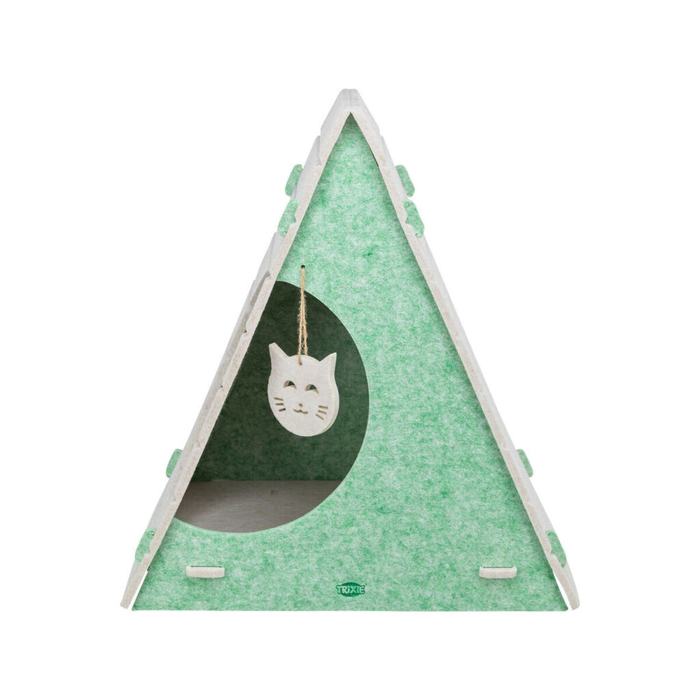 Grotta per gatto Trixie Lucy Verde Sabbia 46 x 50 x 38 cm Tipi