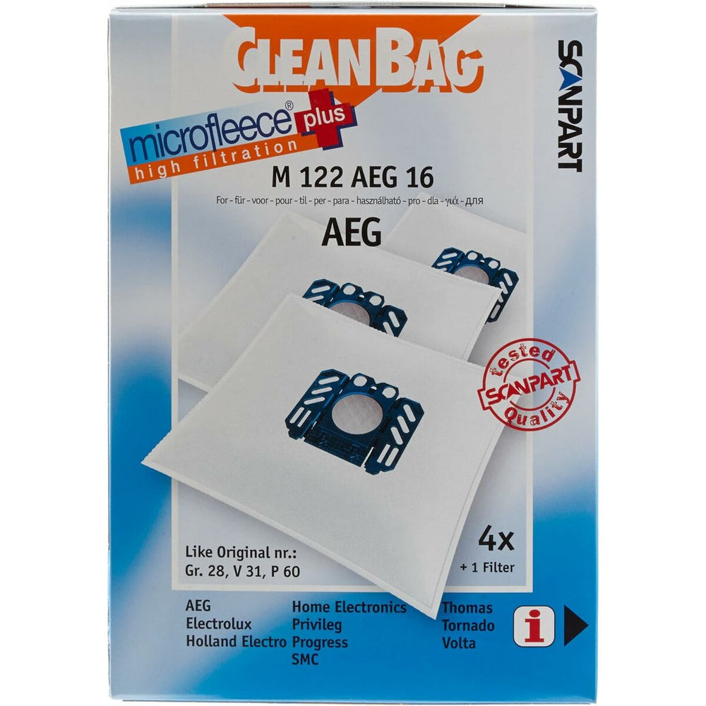 Sacchetto di Ricambio per Aspirapolvere Scanpart M 122 AEG 16 AEG ELECTROLUX