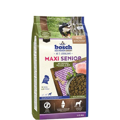 Fodder BOSCH Maxi Senior Senior Chicken Rice Birds 12,5 Kg 12,7 KG