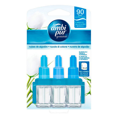 Recambio de Ambientador Eléctrico Ambi Pur 3Volution Nubes de Algodón 20 ml