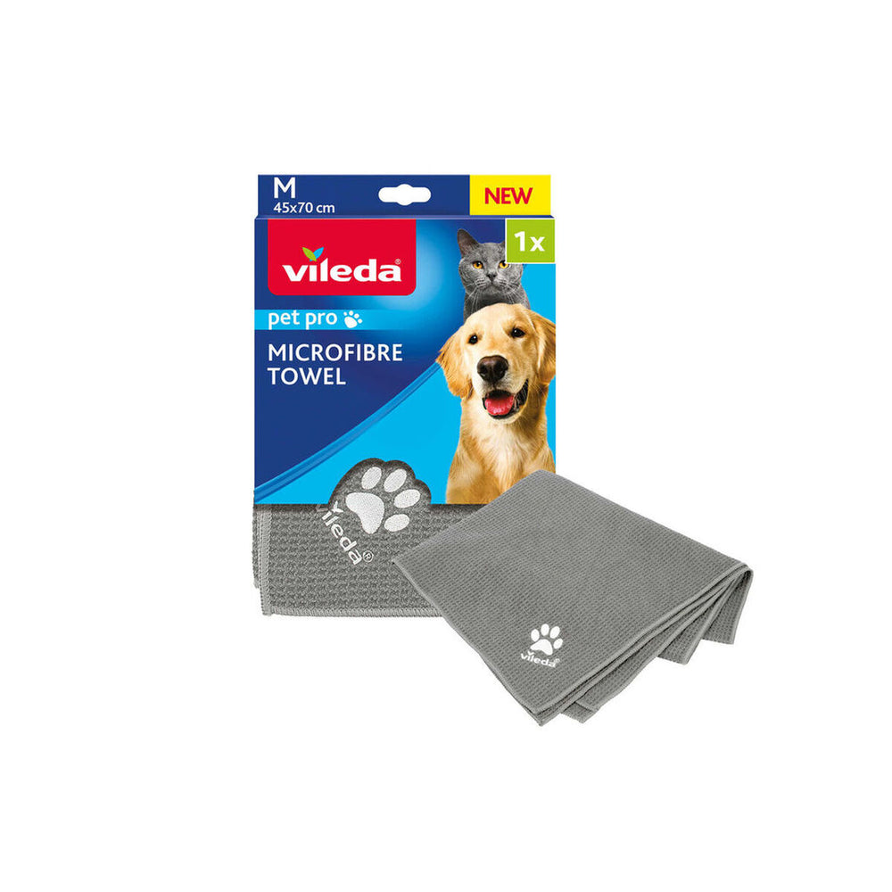 Toalla de Microfibra Vileda 172650 Gris M 45 x 70 cm