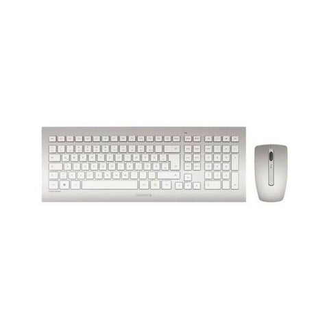 Tastiera e Mouse Wireless Cherry JD-0310ES Grigio Qwerty in Spagnolo
