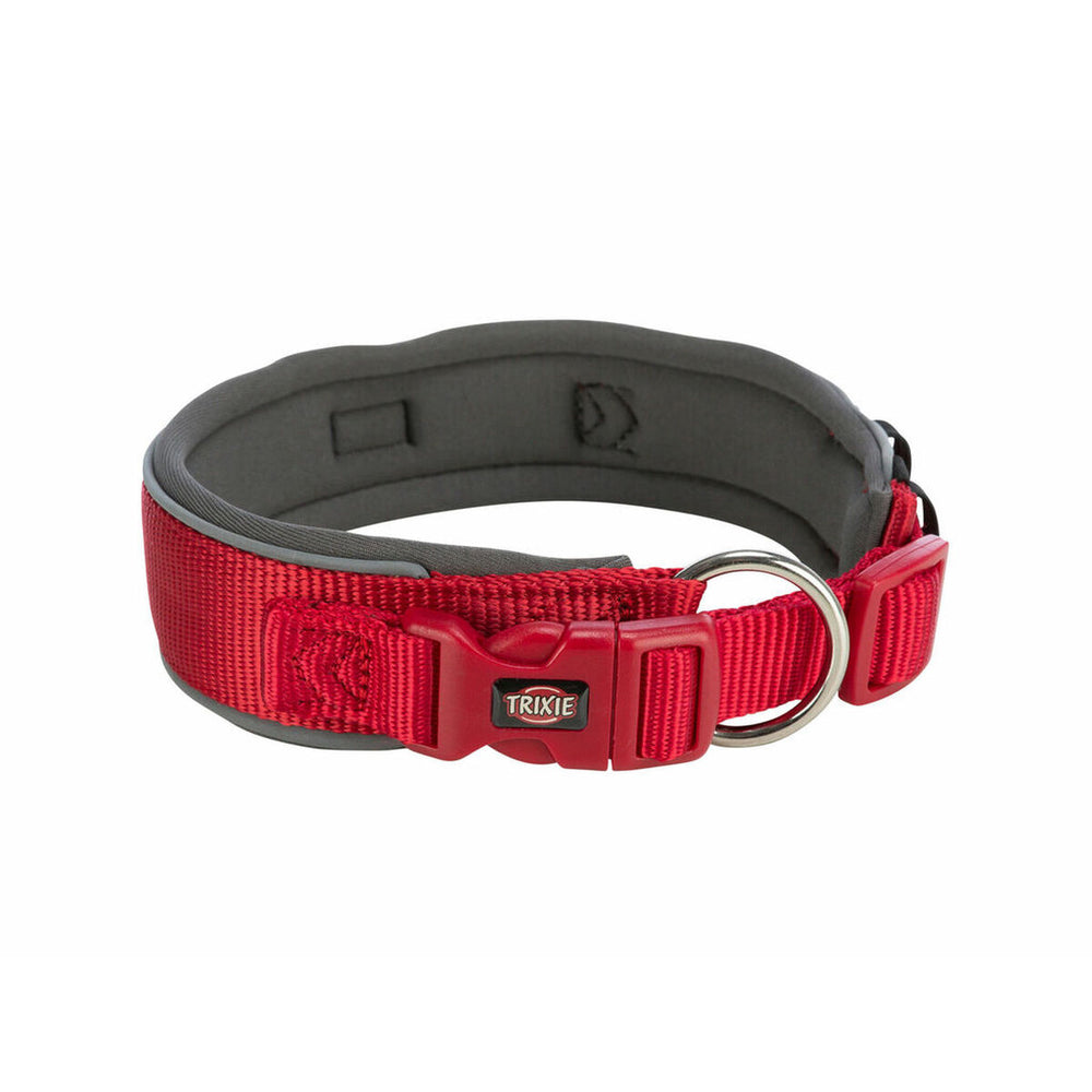 Collar para Perro Trixie Premium Rojo Grafito L/XL 53-62 cm