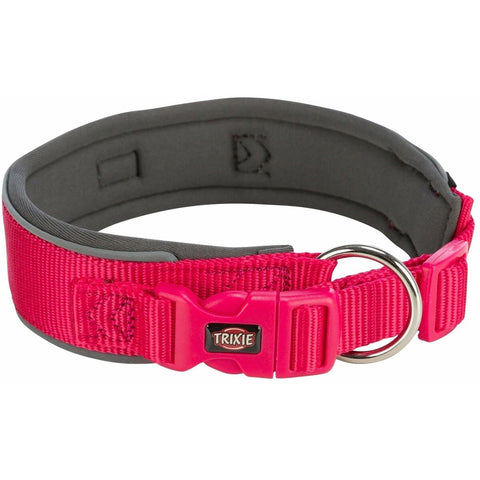 Collar para Perro Trixie Premium Grafito Fucsia L 46-55 cm