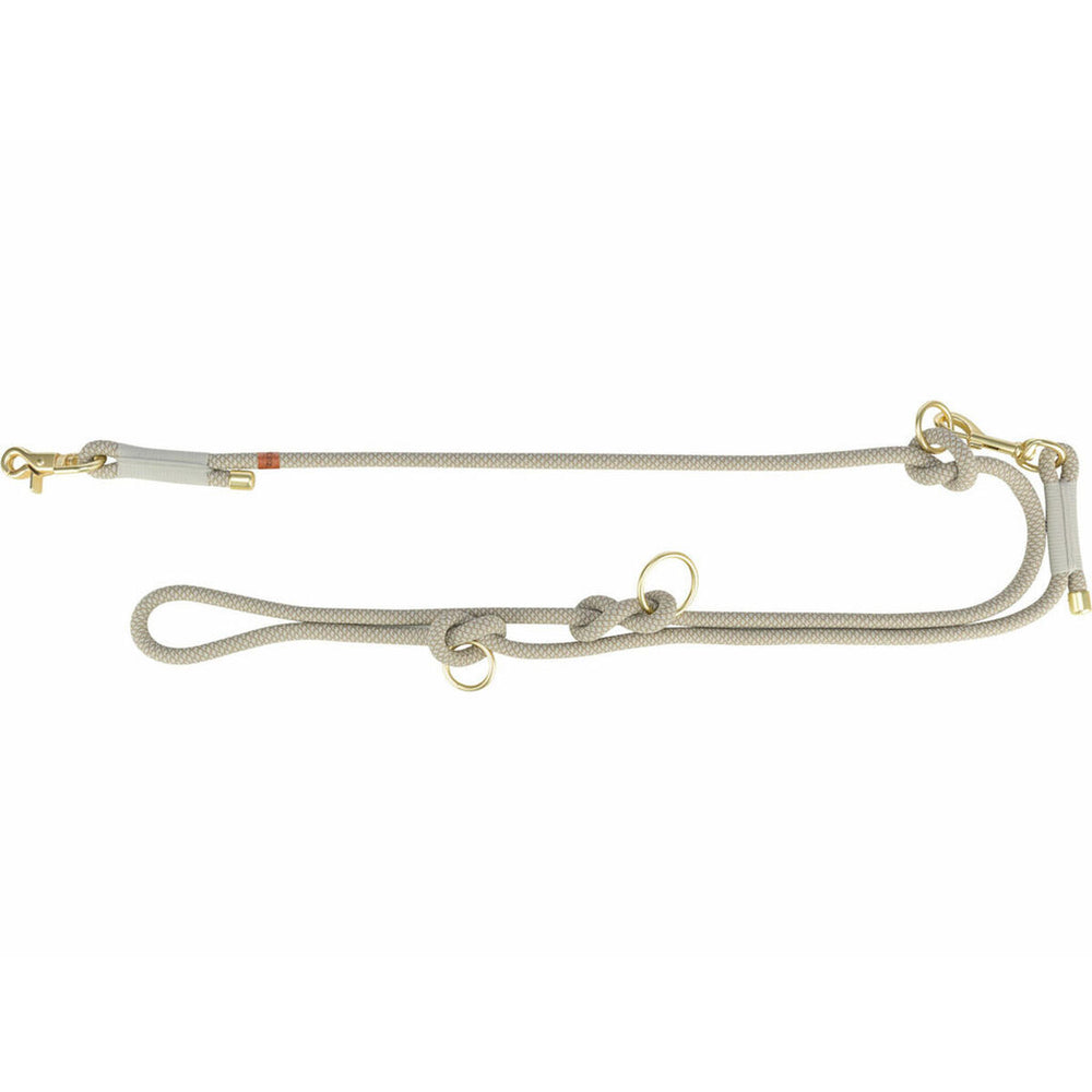 Guinzaglio regolabile per cane Trixie Soft Rope Grigio Grigio chiaro S S/XL