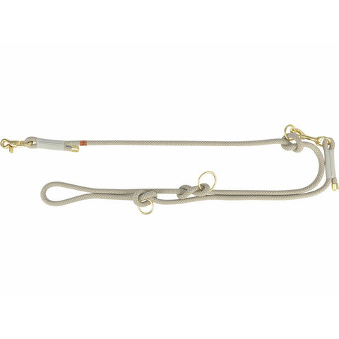 Guinzaglio regolabile per cane Trixie Soft Rope Grigio Grigio chiaro S S/XL