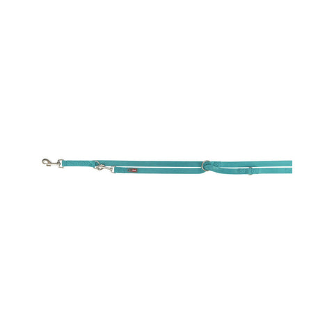 Adjustable dog leash Trixie Premium Light Blue M/L