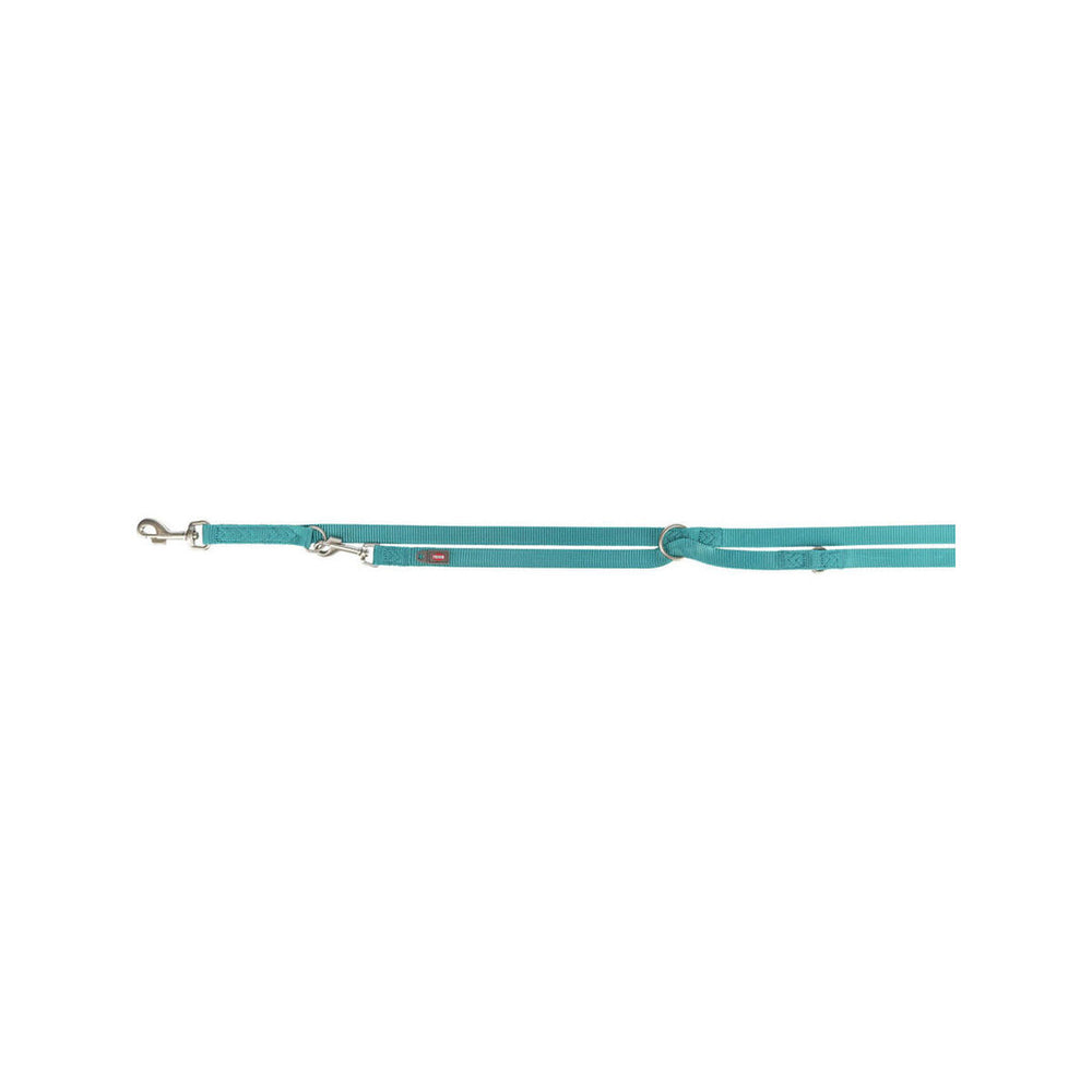 Guinzaglio regolabile per cane Trixie Premium Azzurro Chiaro L/XL