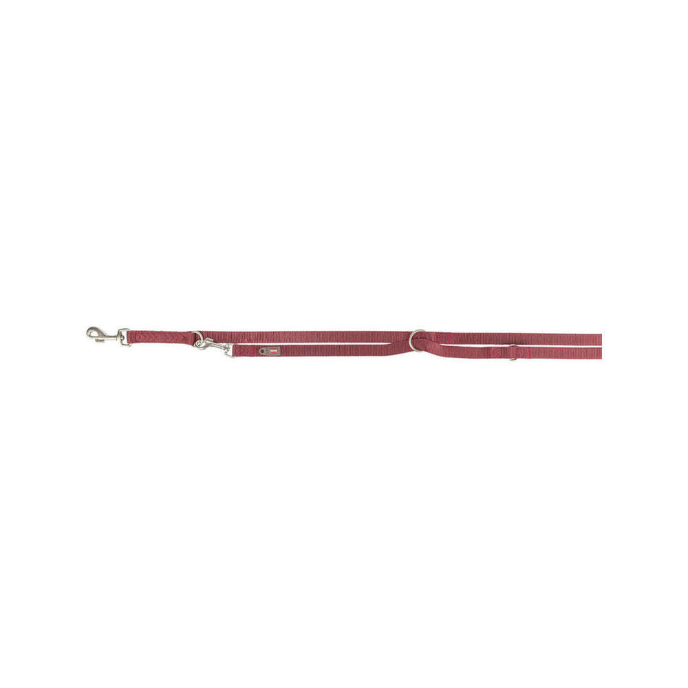 Guinzaglio regolabile per cane Trixie Premium Rosso M/L