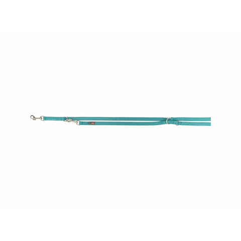 Adjustable dog leash Trixie Premium Light Blue M/L