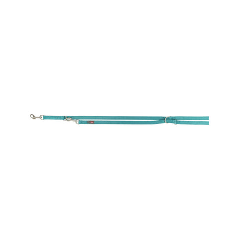 Adjustable dog leash Trixie Premium Light Blue L/XL