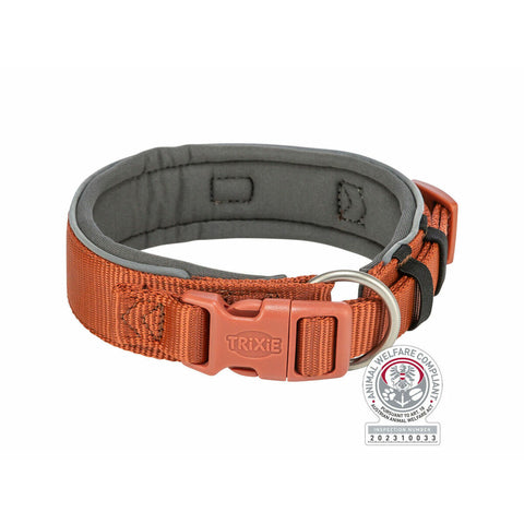 Dog collar Trixie Premium Orange Graphite S/M 33-42 cm