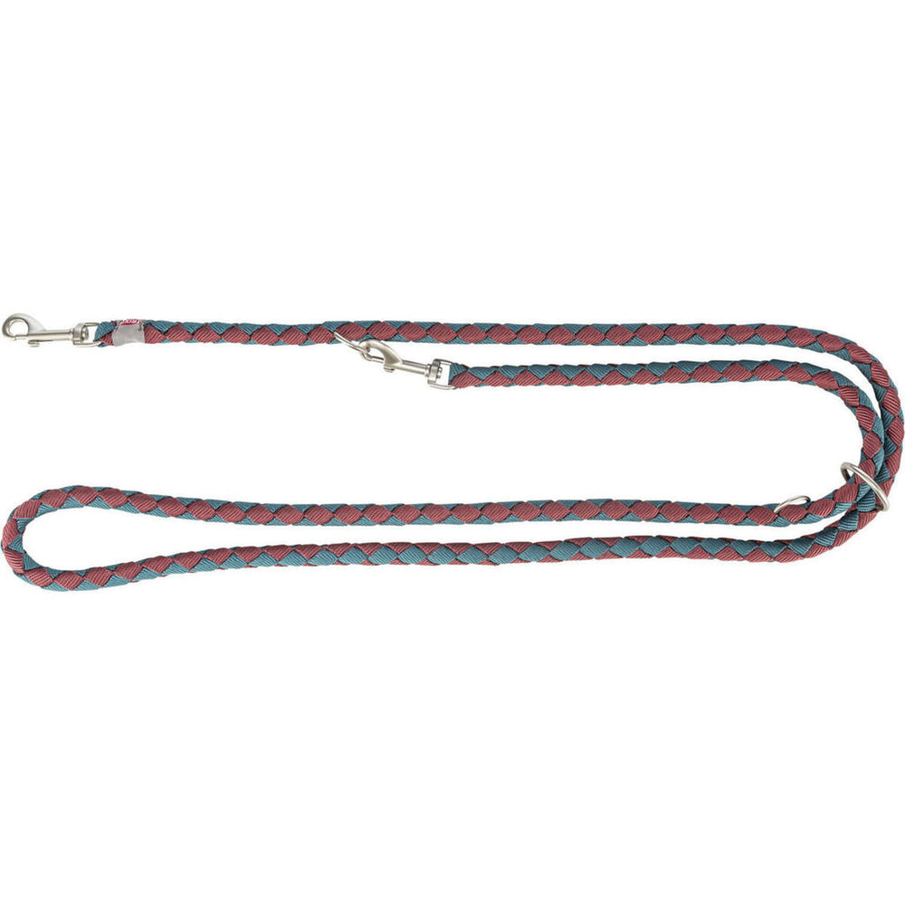 Guinzaglio regolabile per cane Trixie Azzurro Rosso S/M 2 m