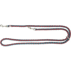 Adjustable dog leash Trixie Blue Red S/M 2 m
