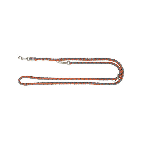 Guinzaglio regolabile per cane Trixie Arancio Grafite L/XL 2 m
