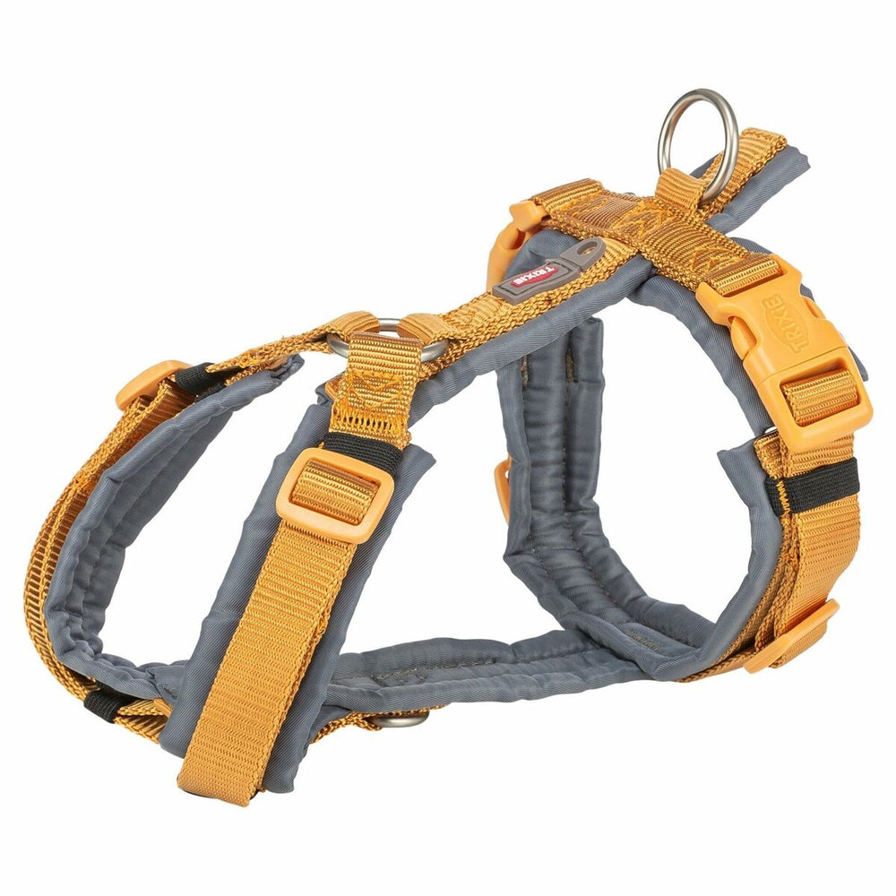 Imbracatura per Cani Trixie Premium Trekking Grafite Curry XL