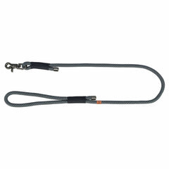 Dog Lead Trixie Soft Rope Black Grey 1 m L/XL