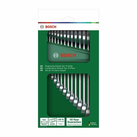 Set di chiavi combinate BOSCH 6-21 mm 15 Pezzi