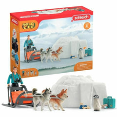 Playset Schleich 42558 Wild Life Antarctica Expedition Set 16 Pezzi 19 Pezzi