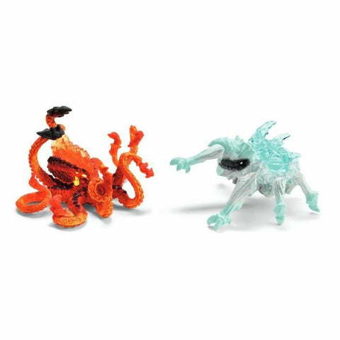 Accessori per Casa delle Bambole Schleich Lava Octopus vs Ice Bug Duo