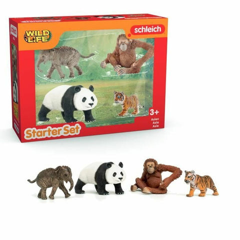 Playset Schleich My First Asian Animals 4 Pezzi