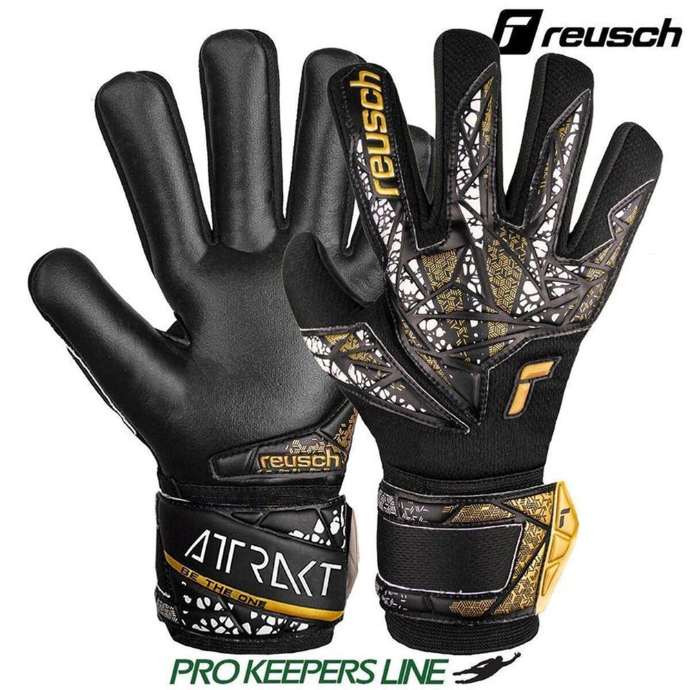 Guanti da Portiere Reusch Attrakt Silver Nc Nero