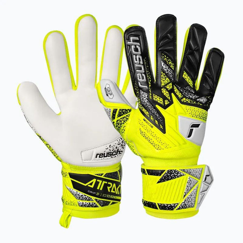 Guanti da Portiere Reusch Attrakt Grip safe Giallo Adulti