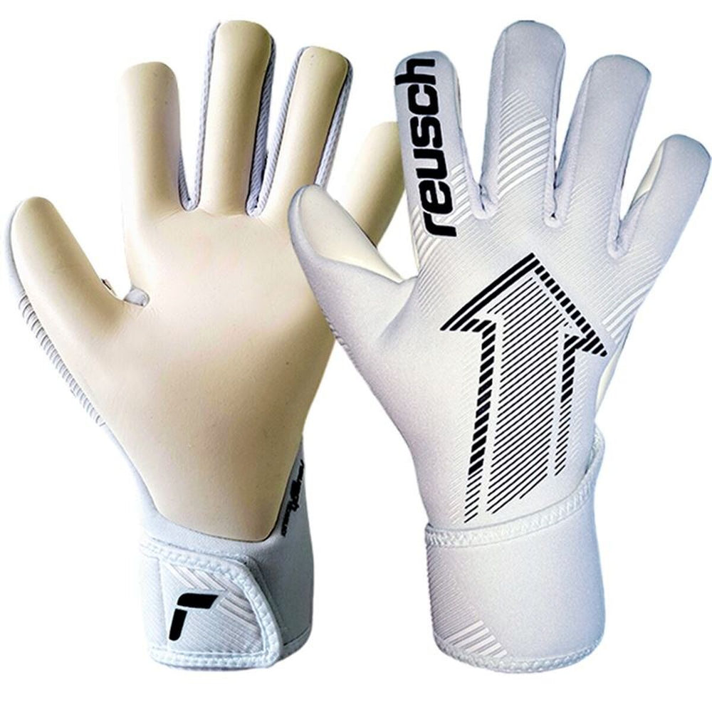 Guantes de Portero Reusch Attrakt Fastgrip Silver Blanco Adultos