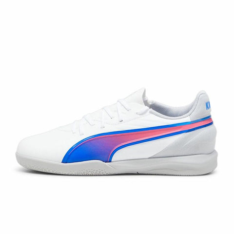 Scarpe da Calcio a 5 per Bambini Puma King Match It Bianco