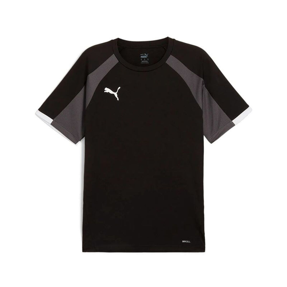 Maglia da Calcio a Maniche Corte Uomo Puma Individual liga Nero