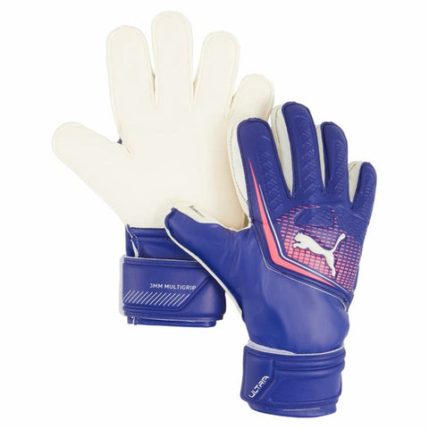 Guanti da Portiere per Bambini Puma Ultra Match Protect Rc Azzurro Multicolore