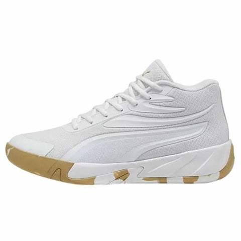 Zapatillas de Baloncesto para Adultos Puma Court Pro Marble Blanco