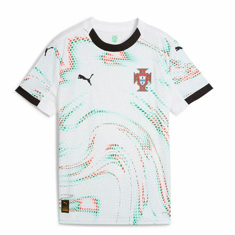 Maglia da Calcio a Maniche Corte per Bambini Puma Portugal Away Repl Bianco