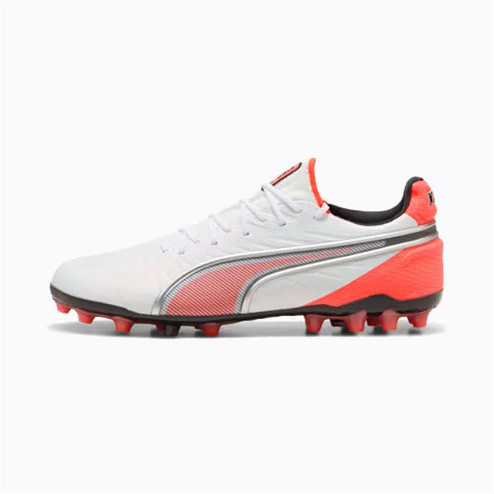 Scarpe da Calcio per Adulti Puma King Ultimate Mg Bianco
