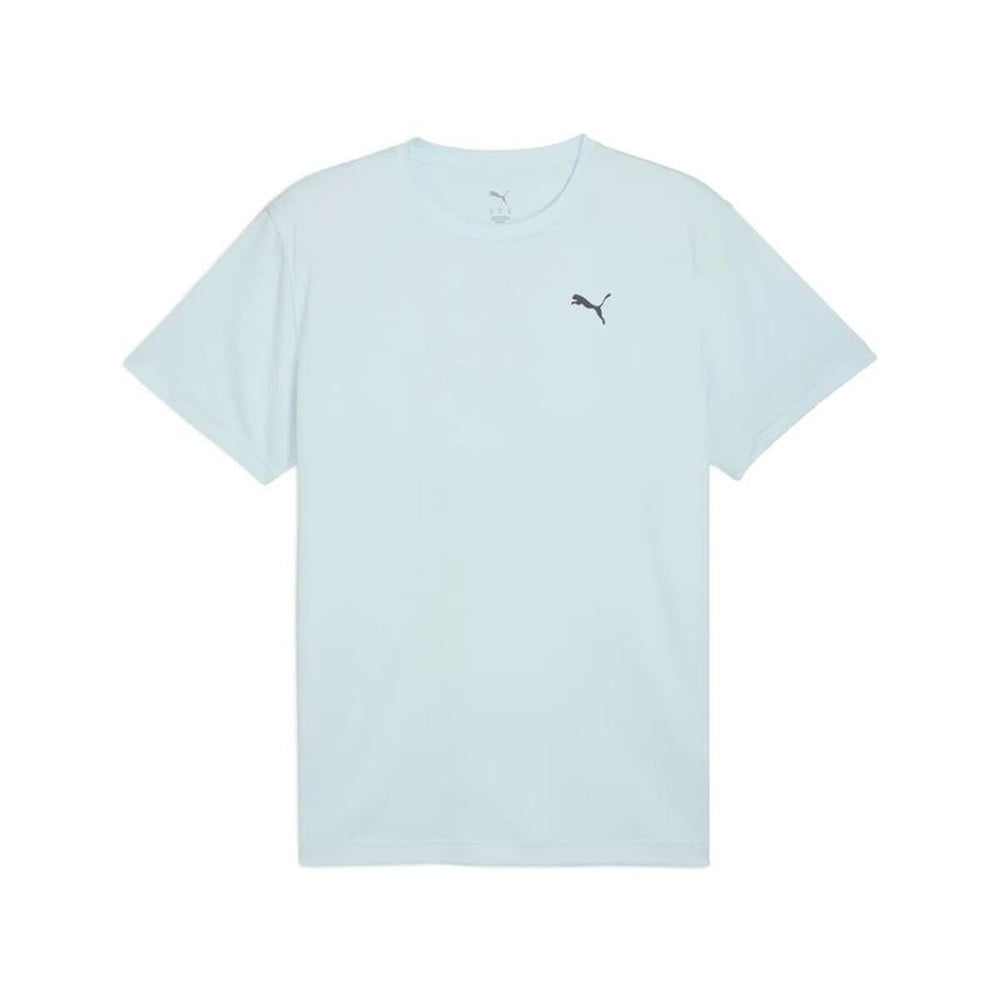 Maglia a Maniche Corte Uomo Puma Graphics Running Fas Azzurro Chiaro