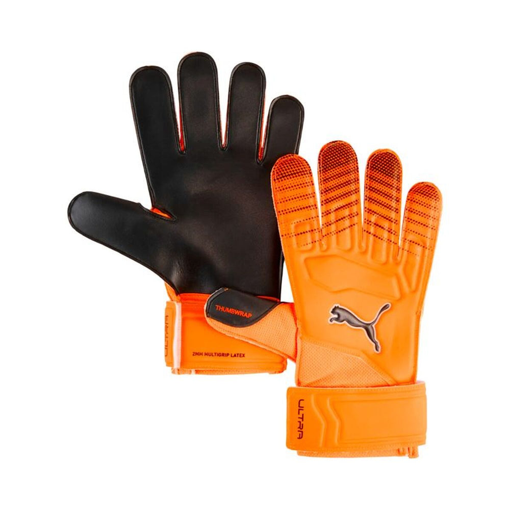 Guanti da Portiere Puma Ultra Play Rc Nero Arancio Adulti