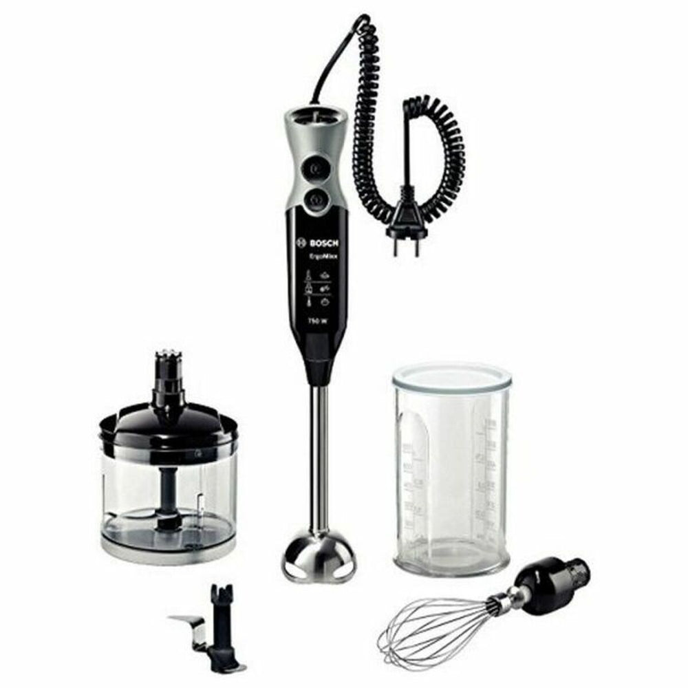 Frullatore ad Immersione BOSCH MSM67170 Nero Argentato 750 W