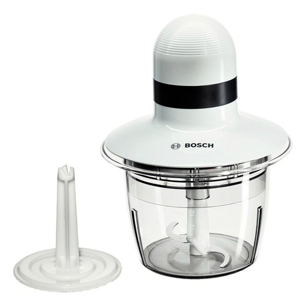 Tritatutto BOSCH MMR08A1 Bianco Antracite Acciaio inossidabile 400 W 800 ml 19,5 x 2,5 x 19,5 cm