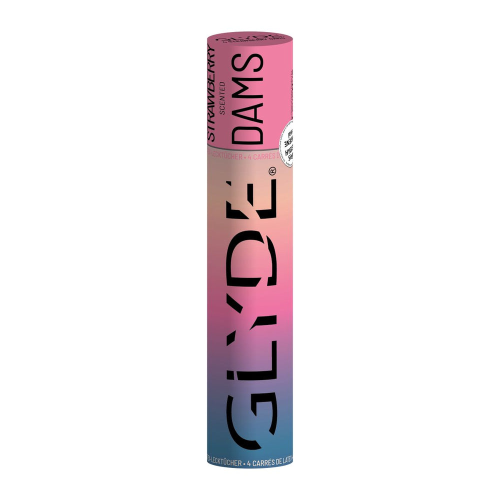 Femidom Female Condom Glyde Strawberry 4 Units