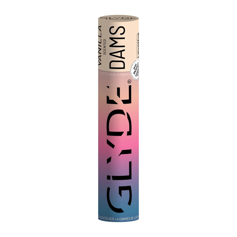 Femidom Female Condom Glyde Vanilla infused 4 Units