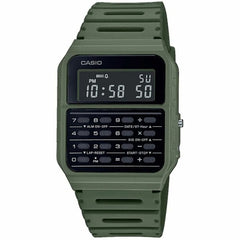 Orologio Unisex Casio CALCULATOR Nero Verde