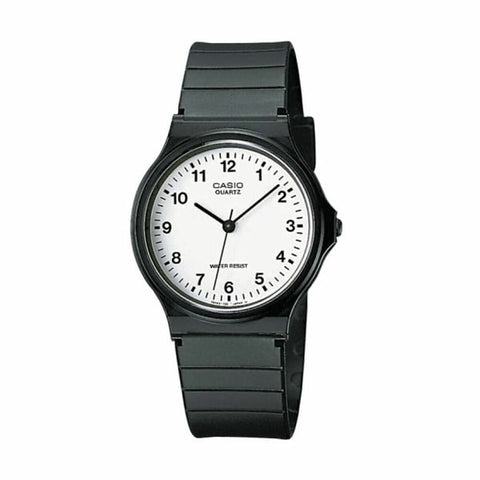 Reloj Unisex Casio MQ-24-7BLLEG Blanco Negro (Ø 34 mm)