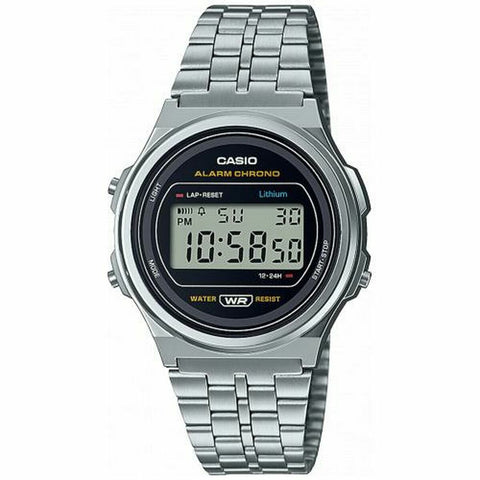 Orologio Unisex Casio A171WE-1AEF Argentato