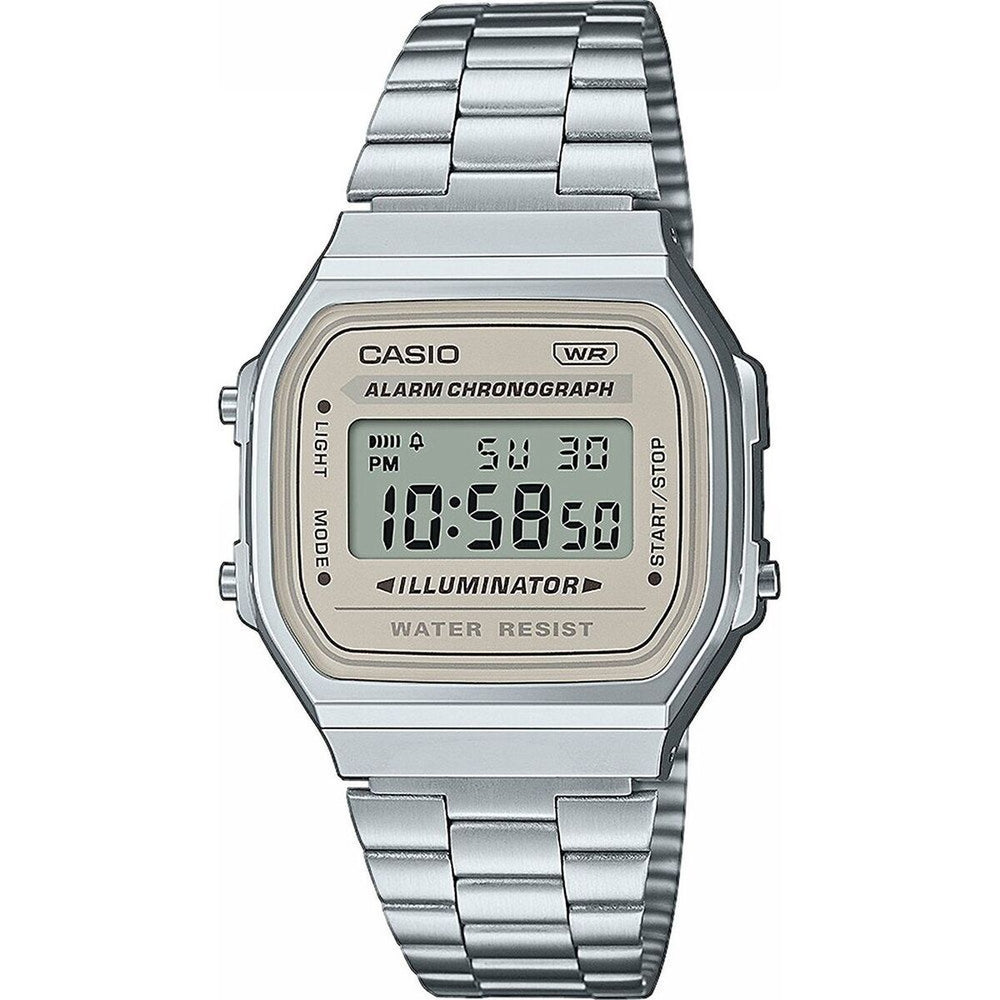 Reloj Unisex Casio VINTAGE ICONIC Beige Plateado (Ø 36 mm) (Ø 39 mm)