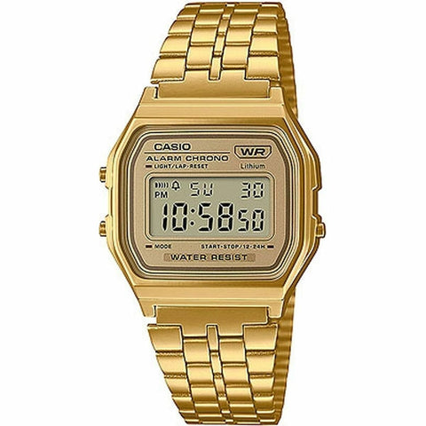 Orologio Unisex Casio A158WEGV-9AEF Dorato (Ø 33 mm)