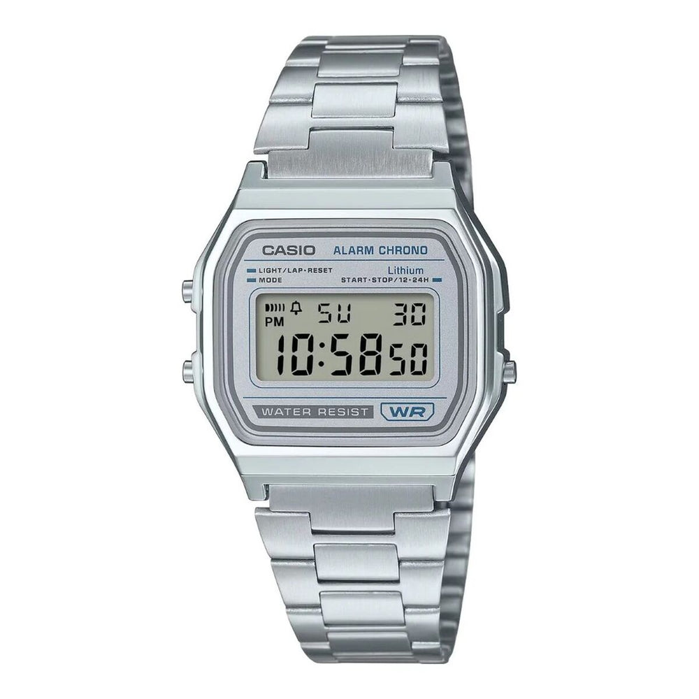 Orologio Uomo Casio A158WEA-7EF Argentato (Ø 33 mm)